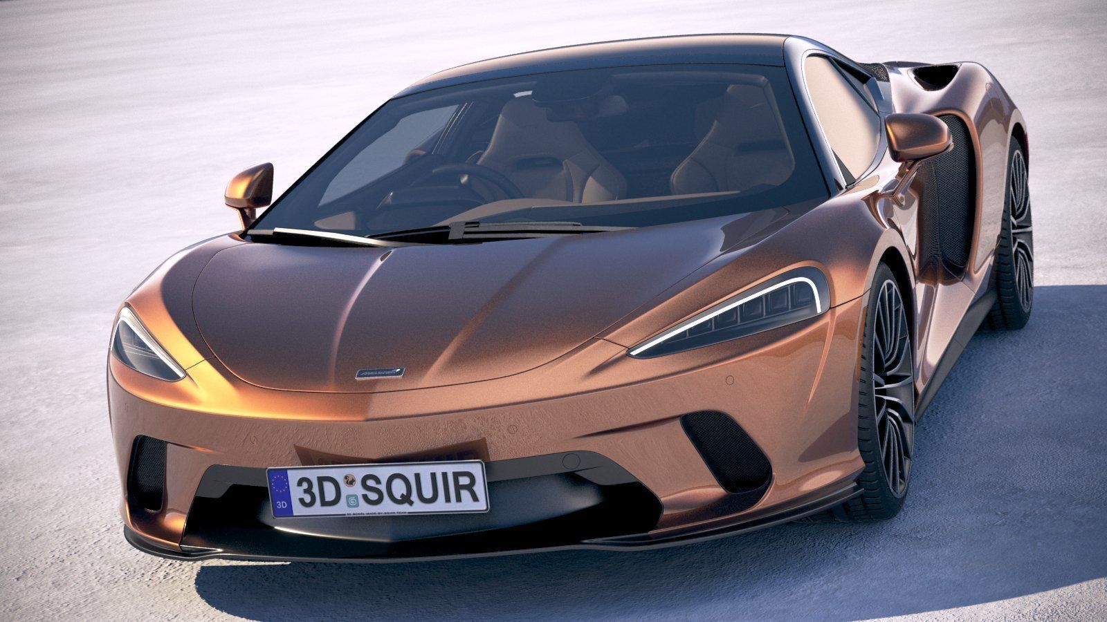 McLaren GT 2020 3D model_1