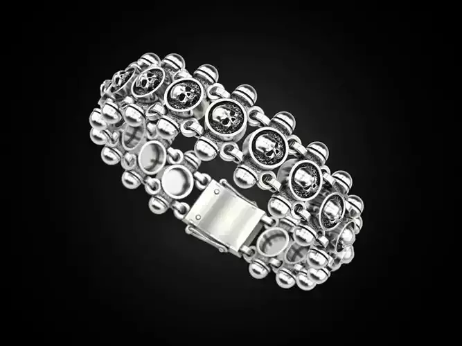 Bracelet for a real biker 5 3D print model