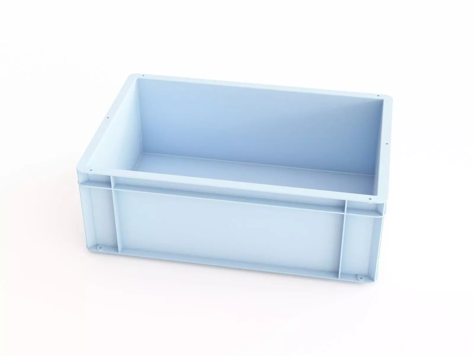 Plastic crate 37 3D model_0