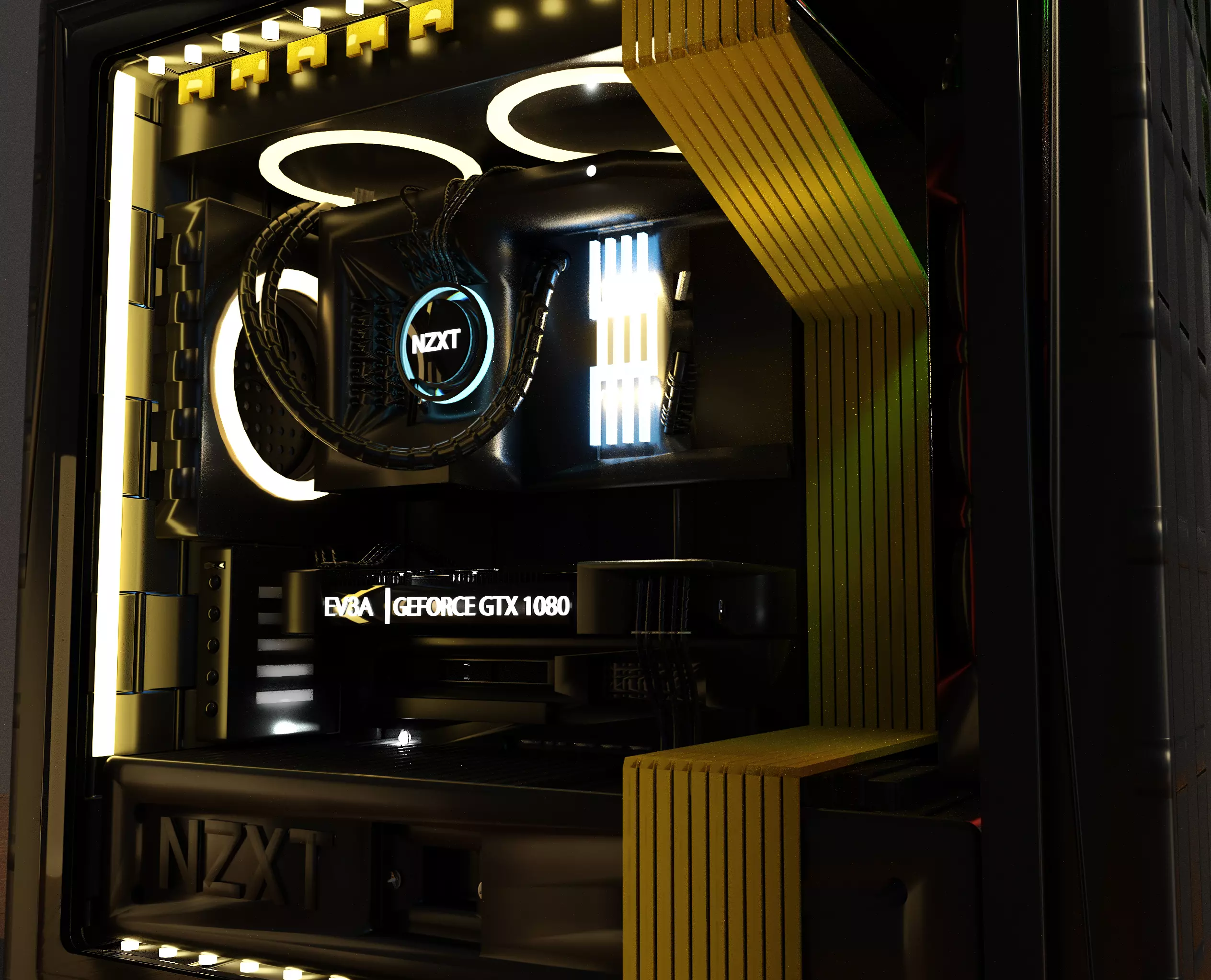 NZXT  Gaming PC GTX-1080 Model by Jab 3D model_0