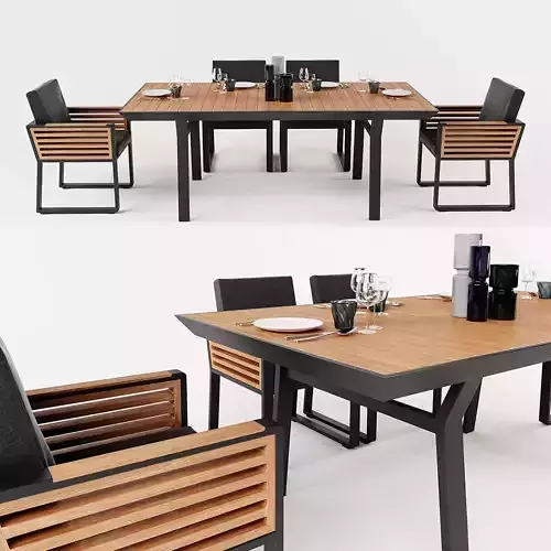 Higold New York dining Set 3D model