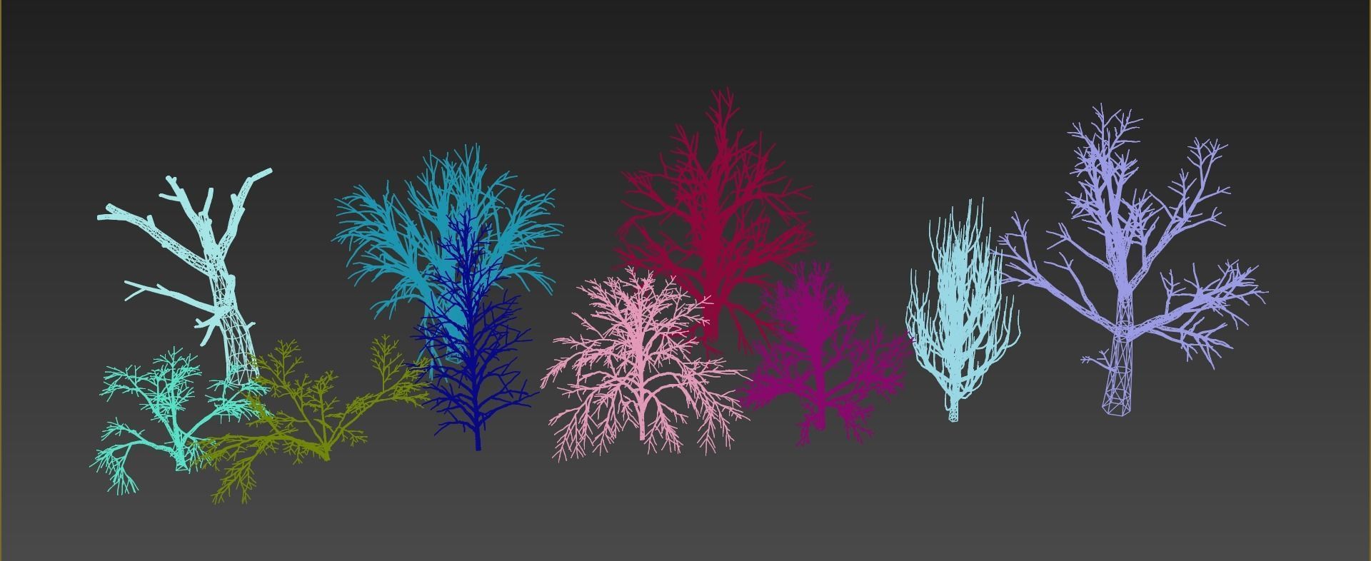 Dead Tree pack - Low Poly Low-poly 3D model_13