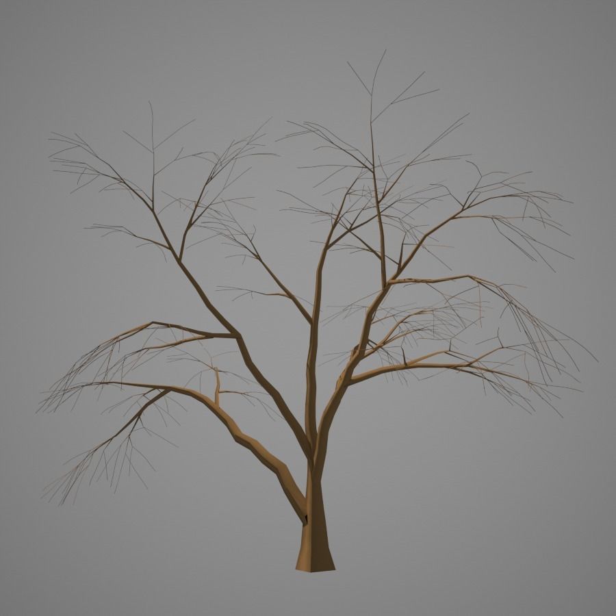 Dead Tree pack - Low Poly Low-poly 3D model_2