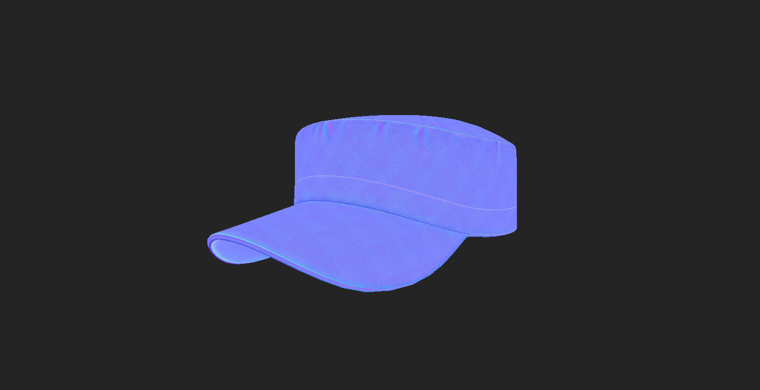 Patrol Cap 3D model_7