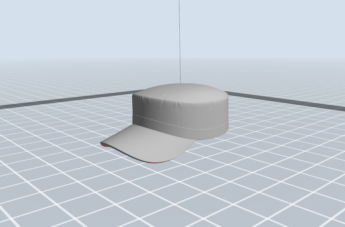 Patrol Cap 3D model_17