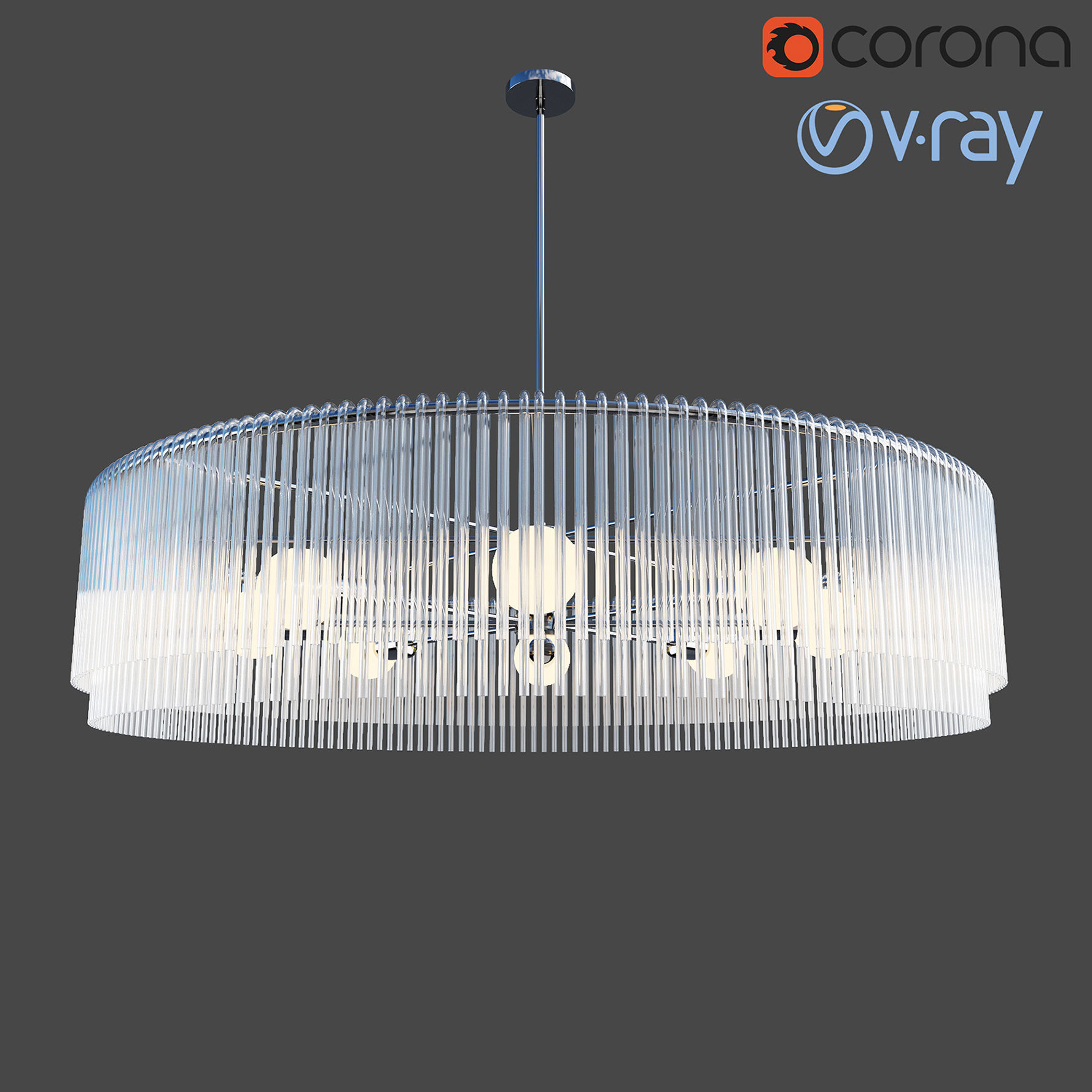 Royalton Large Chandelier 3D model_1