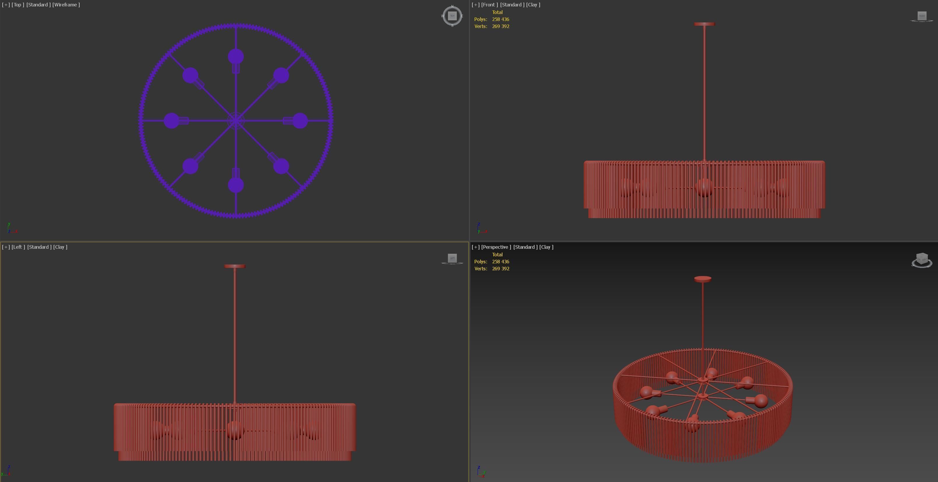 Royalton Large Chandelier 3D model_5