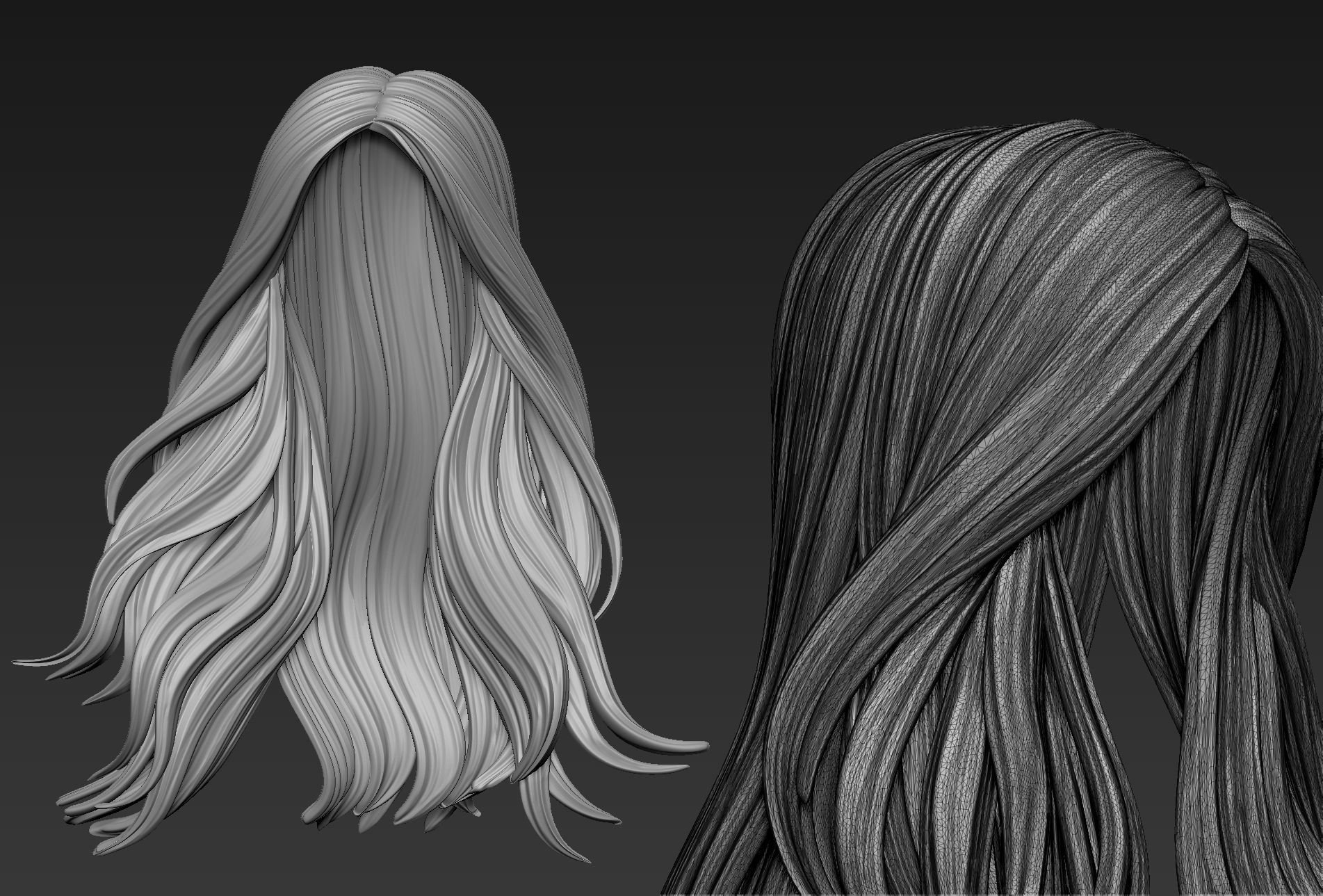 Hair 14 3D model_12