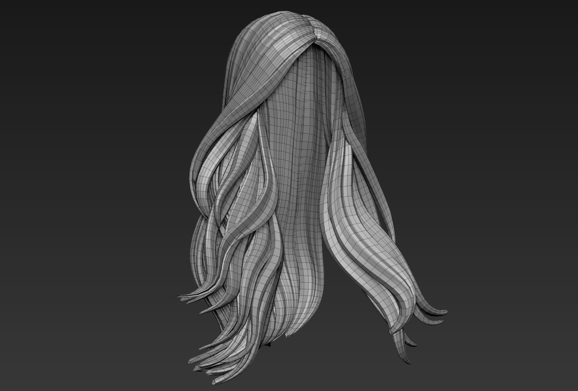Hair 14 3D model_11