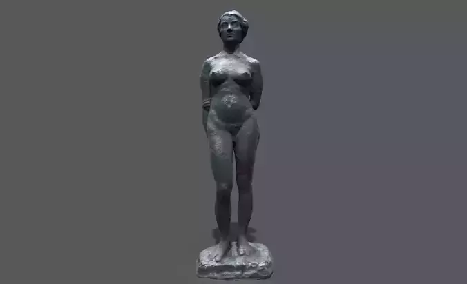 Female Sculpture Low-poly 3D model Female Sculpture Low-poly 3D model