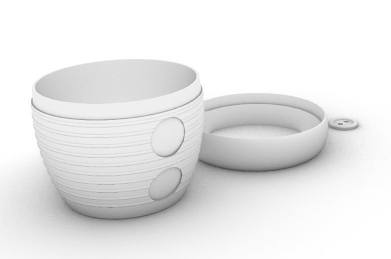 Christmas vase - plant vase 3D print model_6