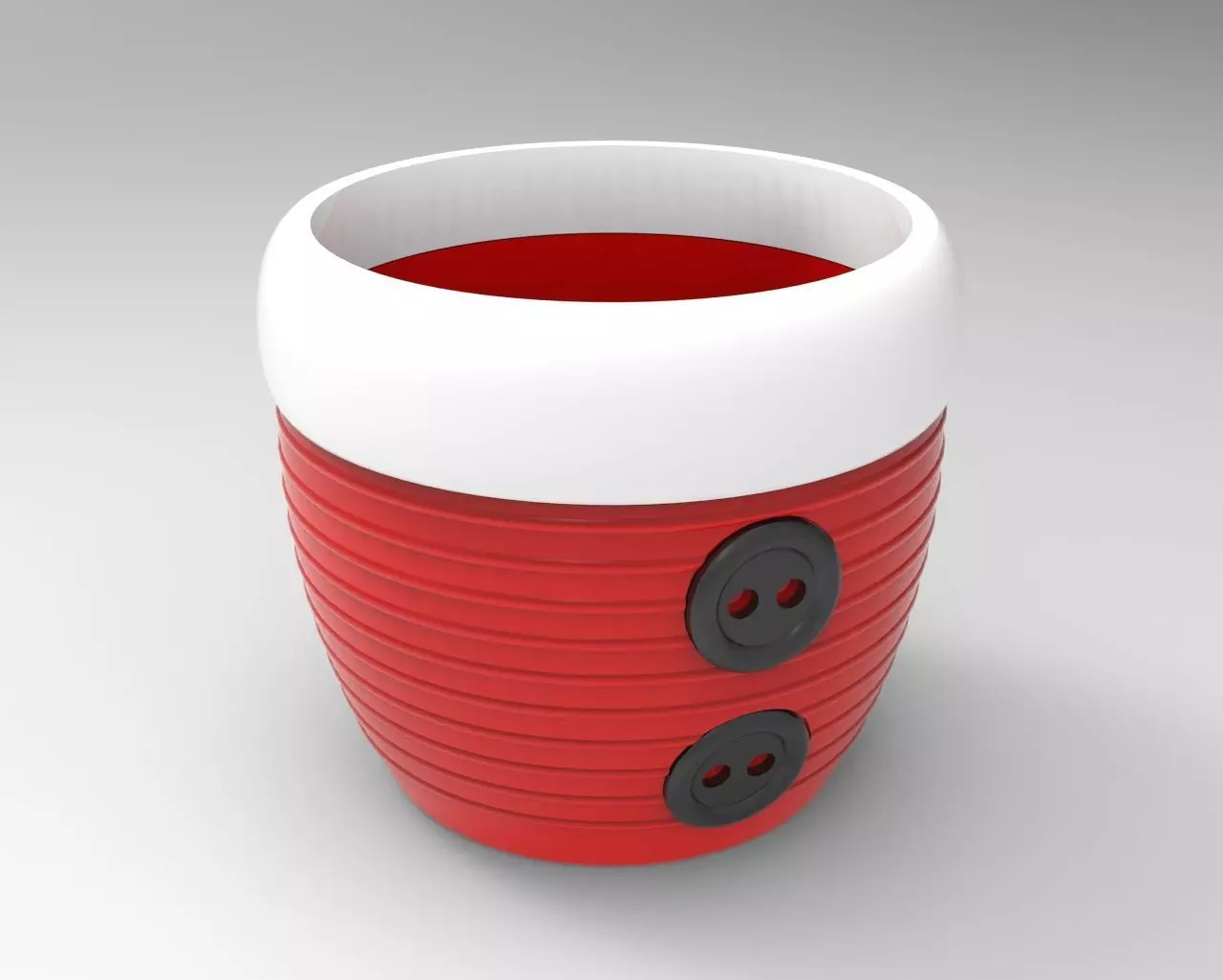 Christmas vase - plant vase 3D print model_0