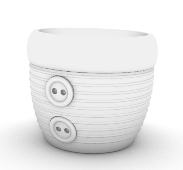 Christmas vase - plant vase 3D print model_9