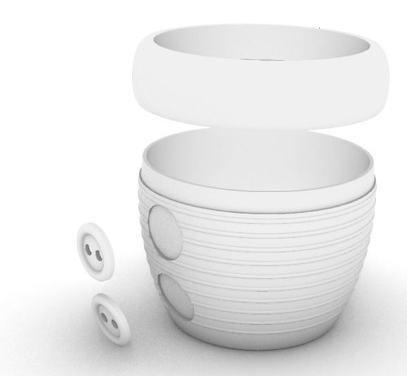 Christmas vase - plant vase 3D print model_8