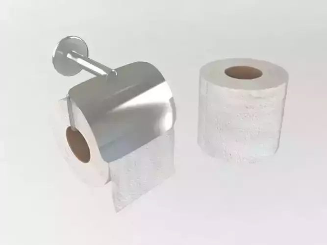 Toilet paper and Holder