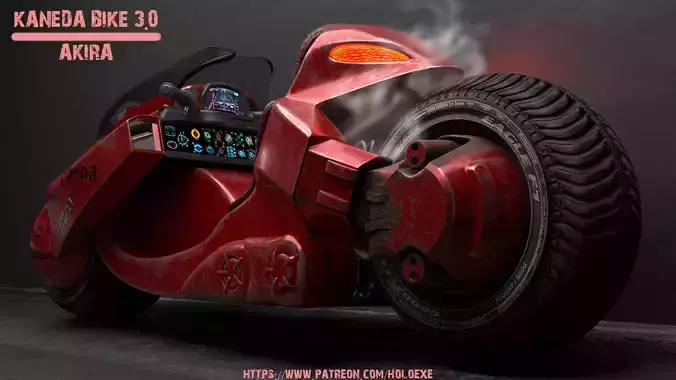 Kaneda Bike 3 3D model
