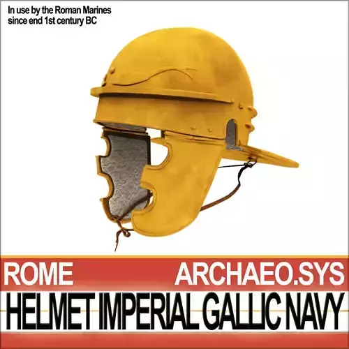 Roman Helmet Imperial Gallic Navy 3D model