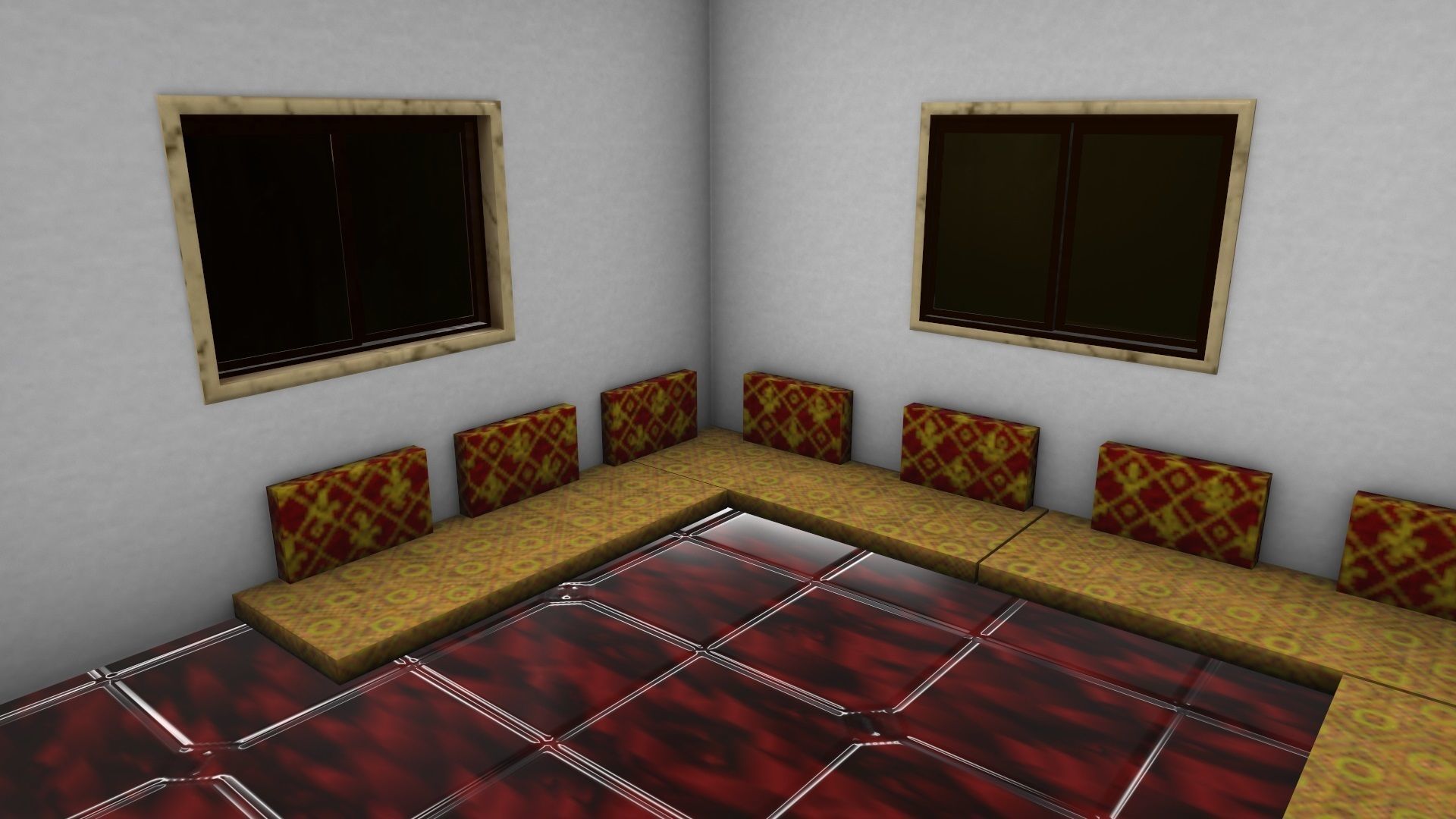 3D Two Storey Syrian House Low-poly 3D model_37