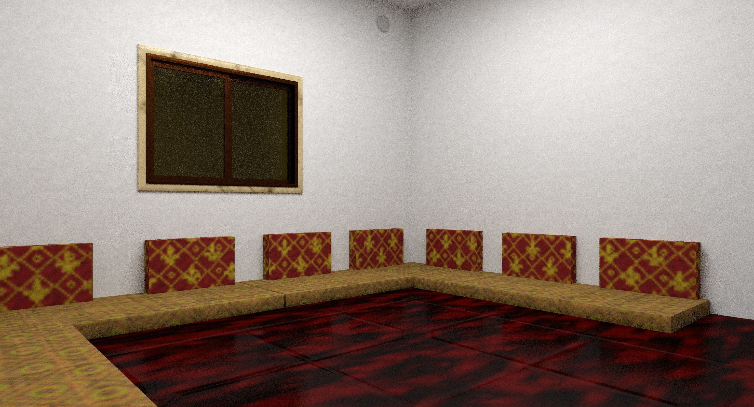 3D Two Storey Syrian House Low-poly 3D model_14