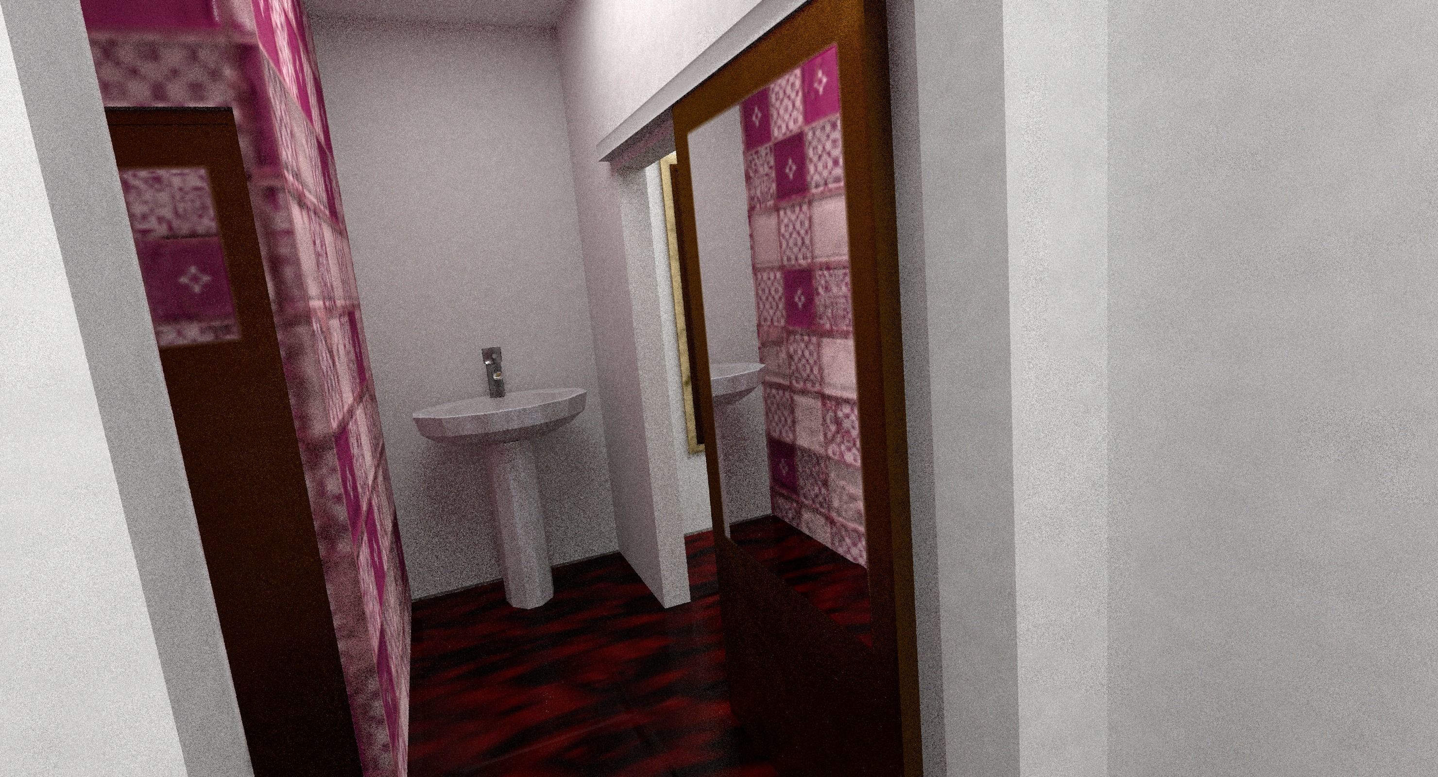 3D Two Storey Syrian House Low-poly 3D model_16