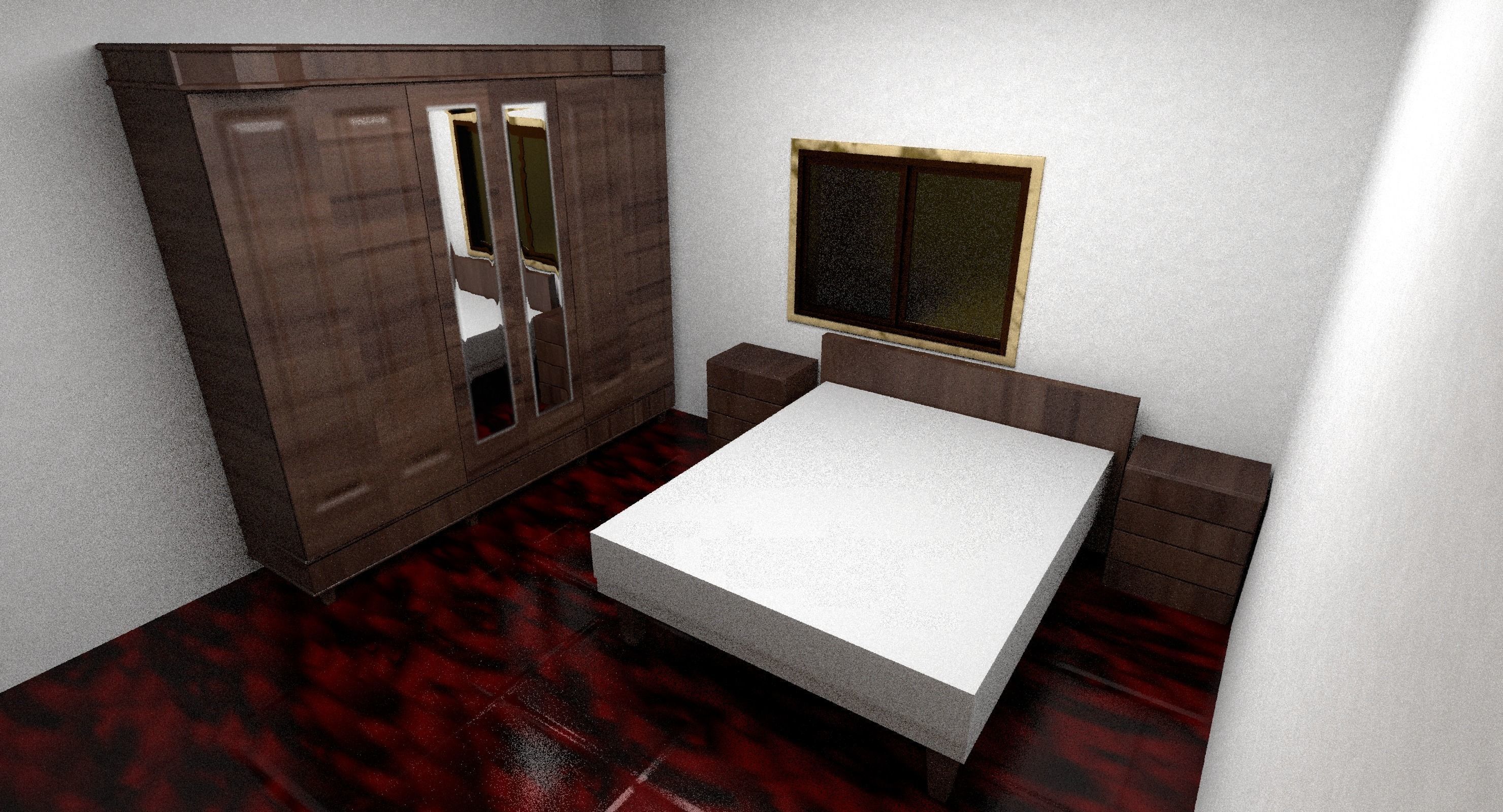 3D Two Storey Syrian House Low-poly 3D model_15