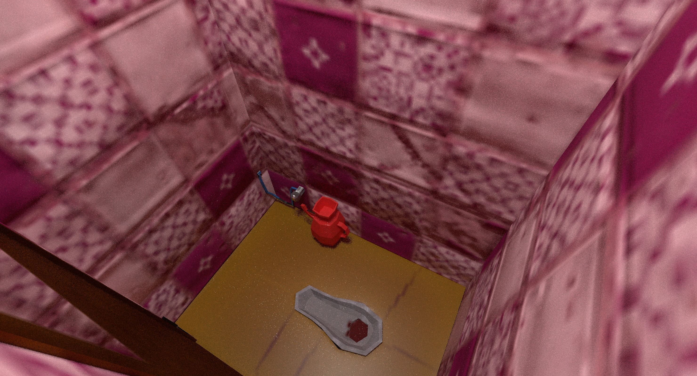 3D Two Storey Syrian House Low-poly 3D model_18