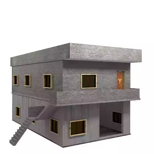 3D Two Storey Syrian House