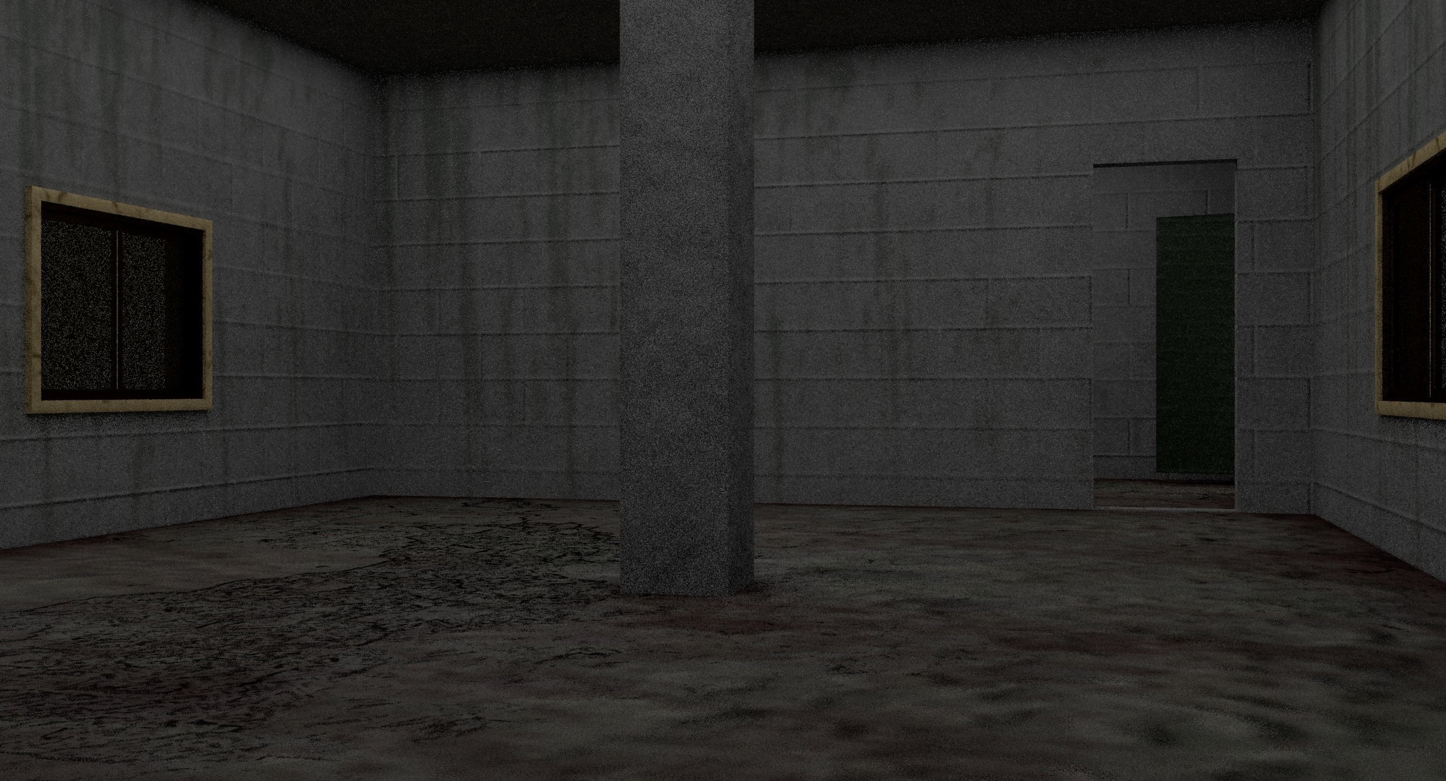 3D Two Storey Syrian House Low-poly 3D model_7