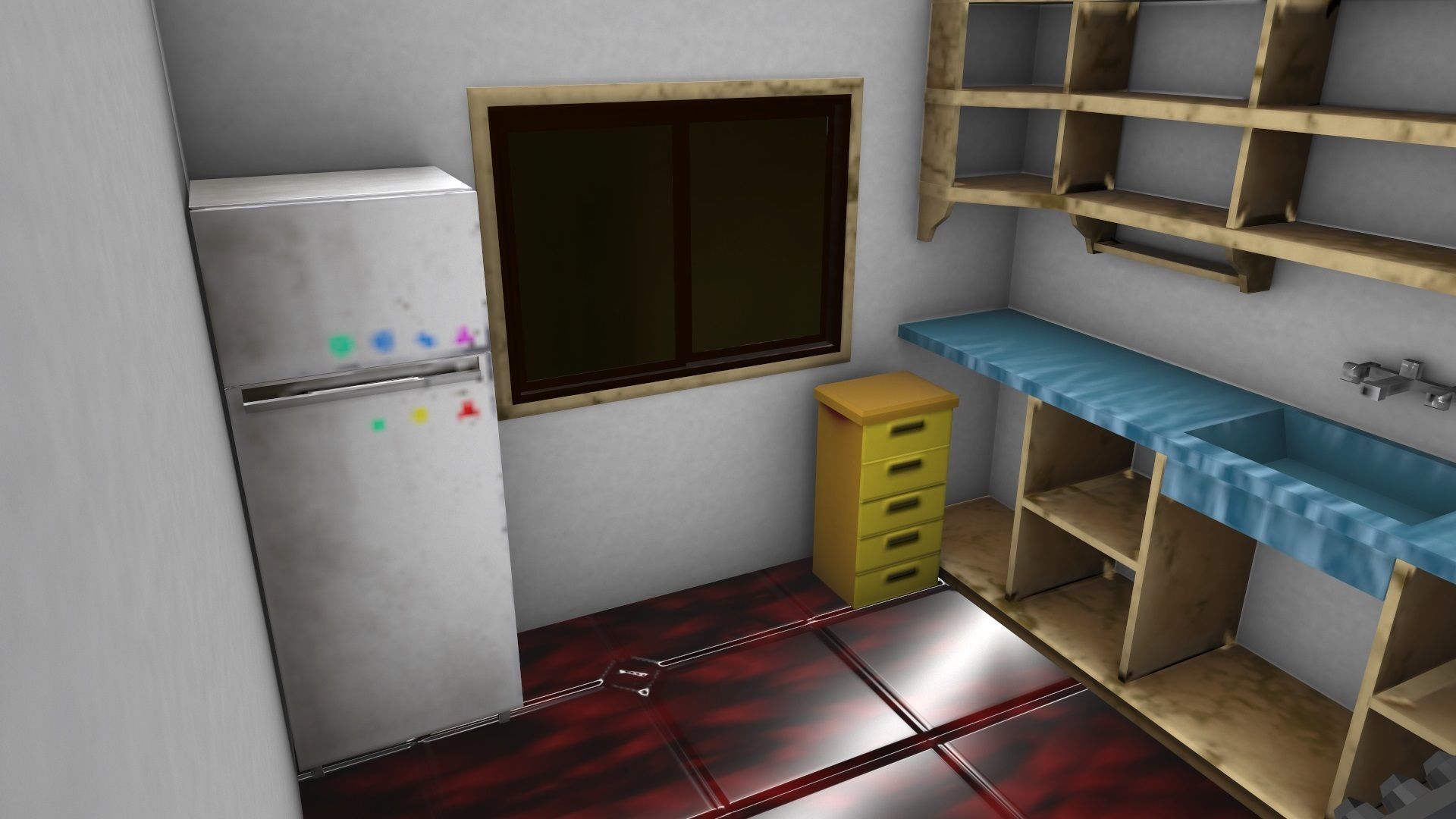 3D Two Storey Syrian House Low-poly 3D model_44