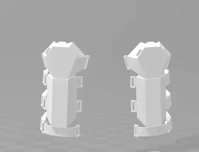 Star Wars TFA First Order SnowTrooper  shin Armour 3D print model