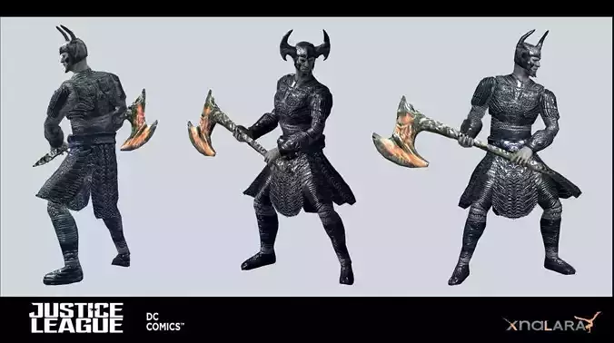 Justice League - Steppenwolf Low-poly 3D model