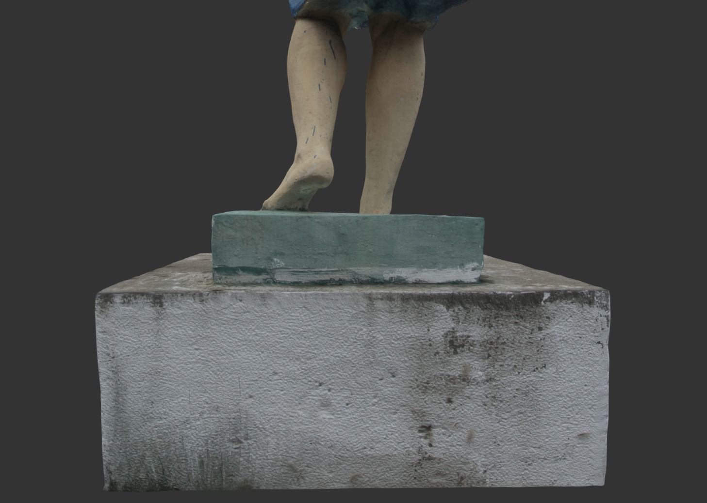 Prosperity Girl Sculpture 3D model_22