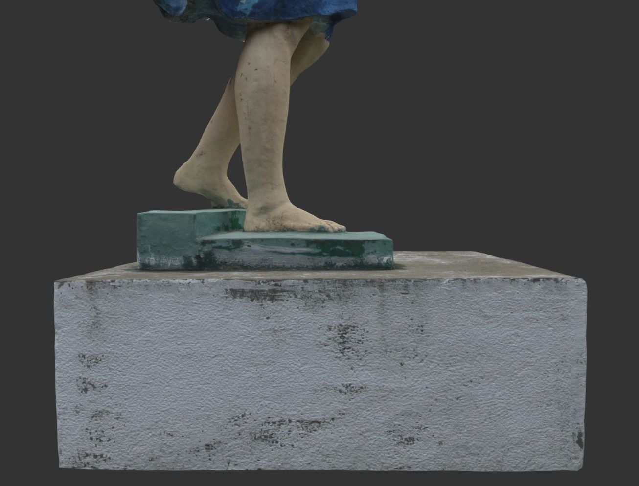 Prosperity Girl Sculpture 3D model_23