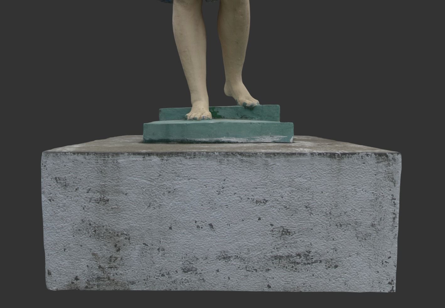 Prosperity Girl Sculpture 3D model_20