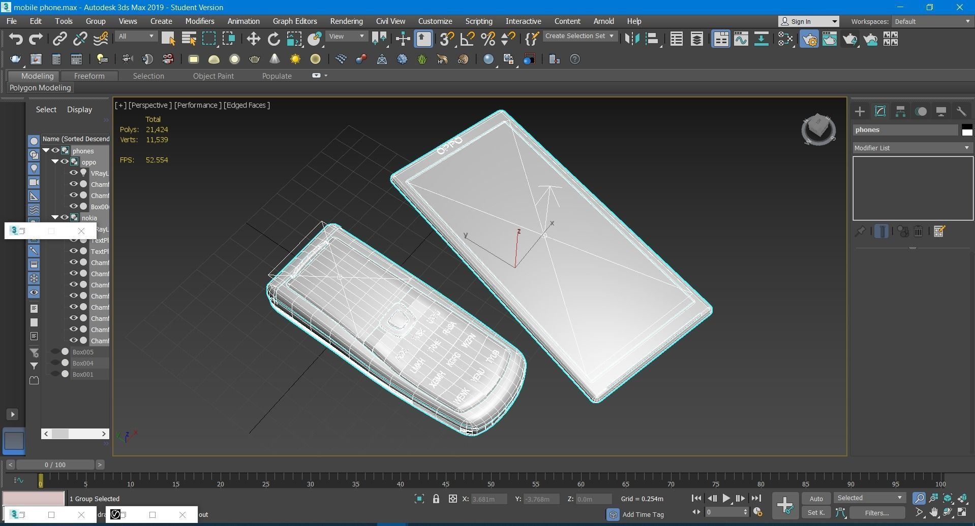 Mobile nokia cell phone Free 3D model_6