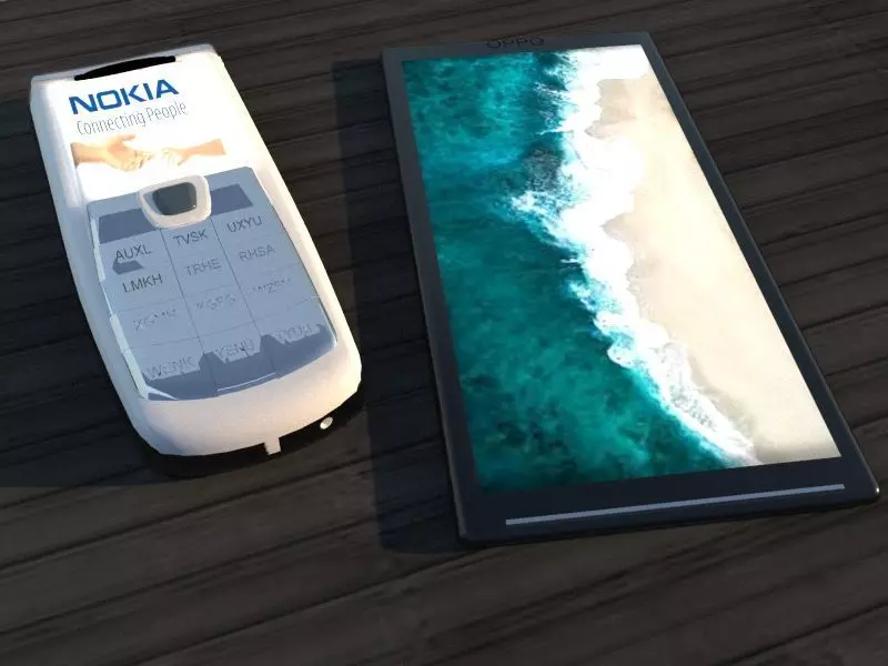 Mobile nokia cell phone Free 3D model_0