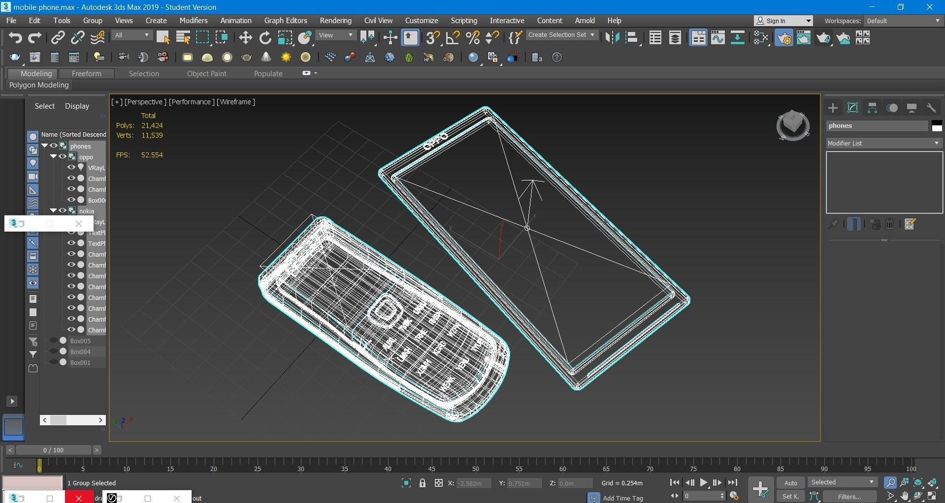 Mobile nokia cell phone Free 3D model_5