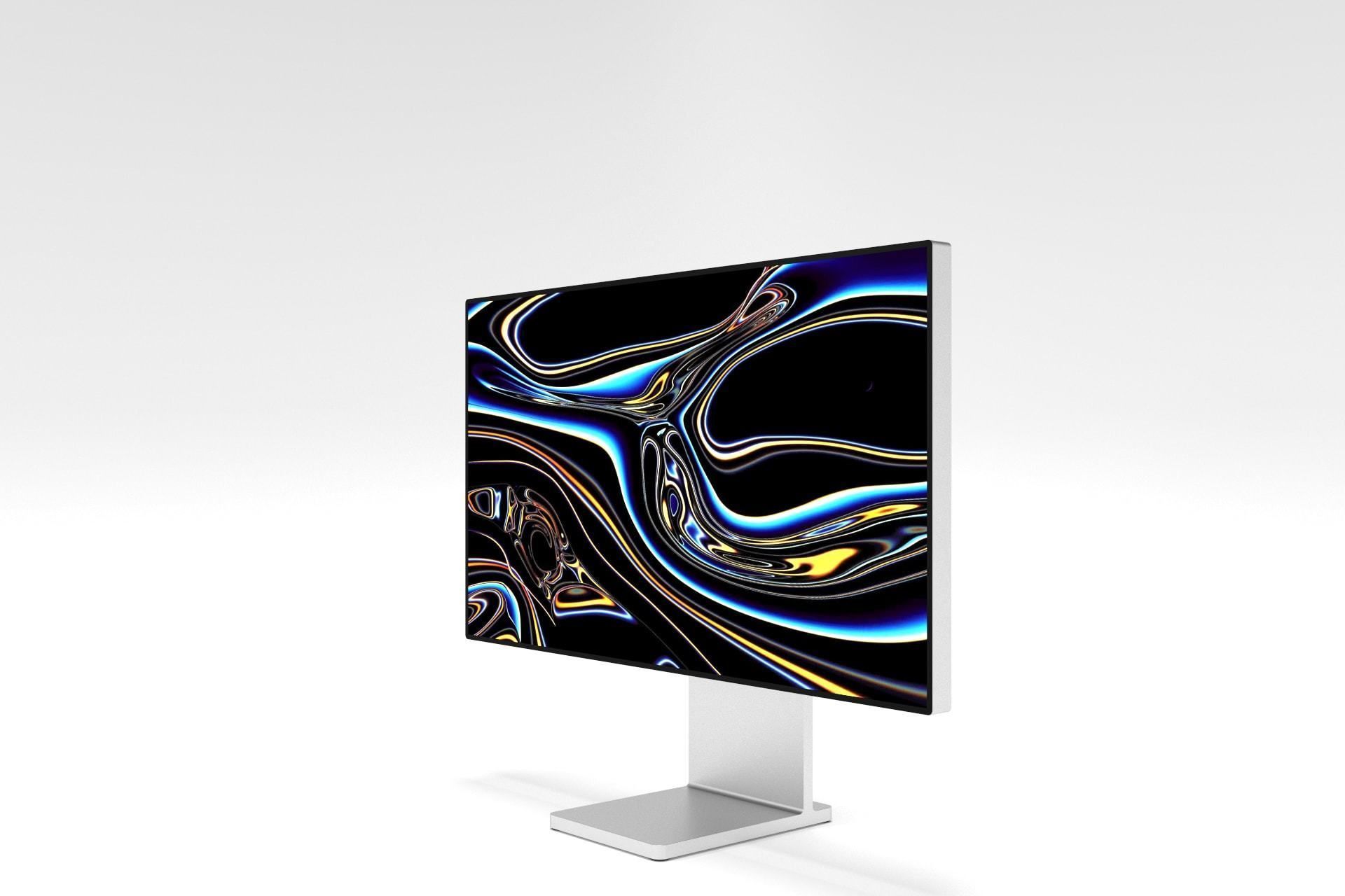 Apple MacPro 2019 plus Apple Display Pro XDR 2019 3D model_35