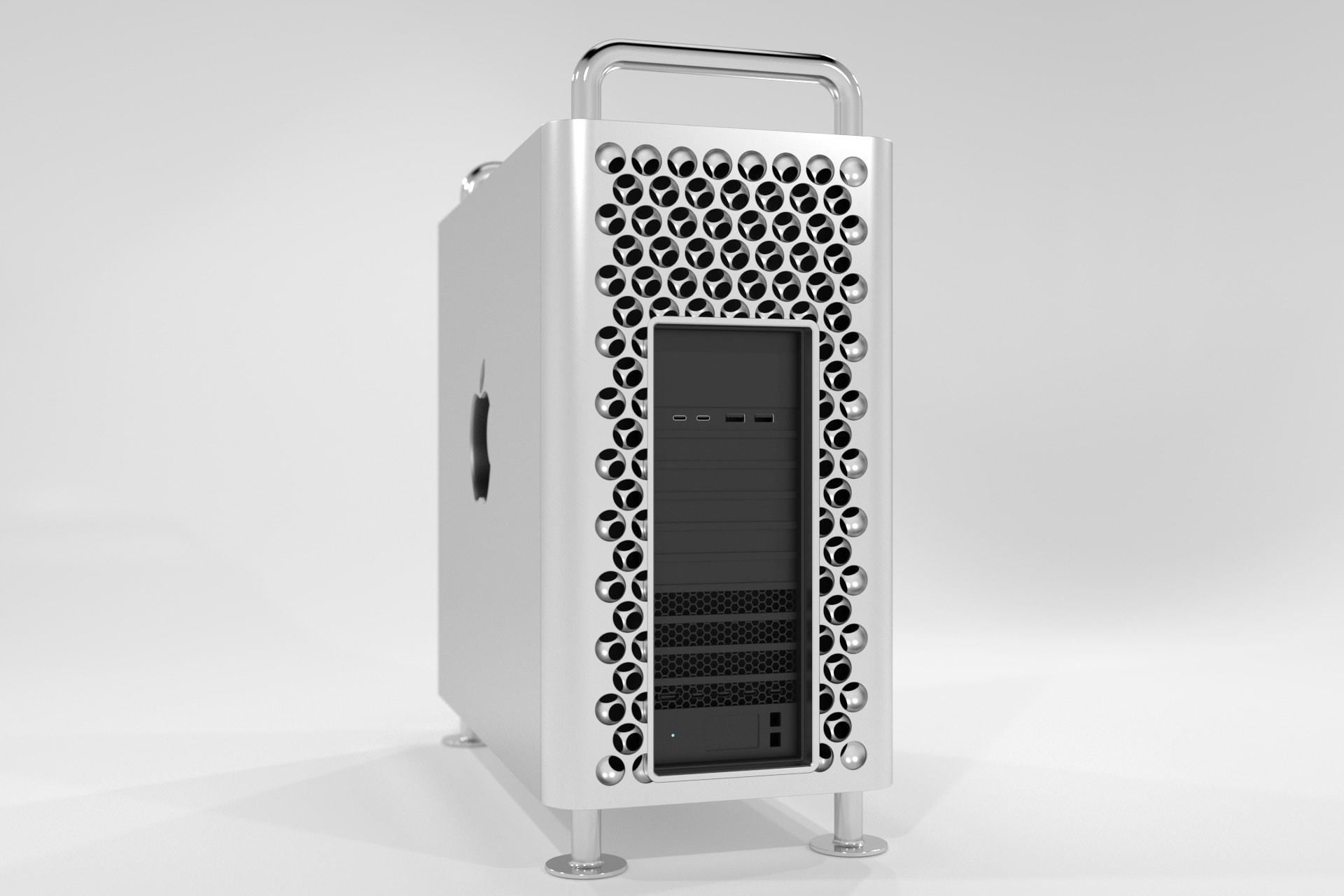 Apple MacPro 2019 plus Apple Display Pro XDR 2019 3D model_23