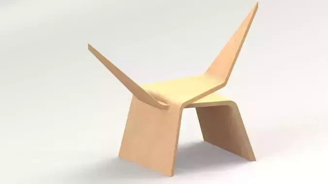 MINIMALISTIC CHAIR TRIANGULAR 