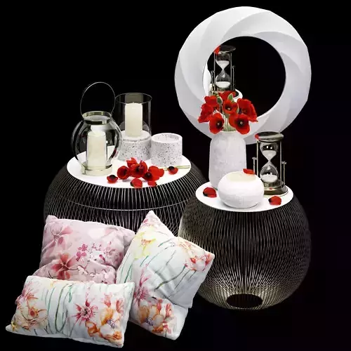 ZARA Home Decor Collection 3D model