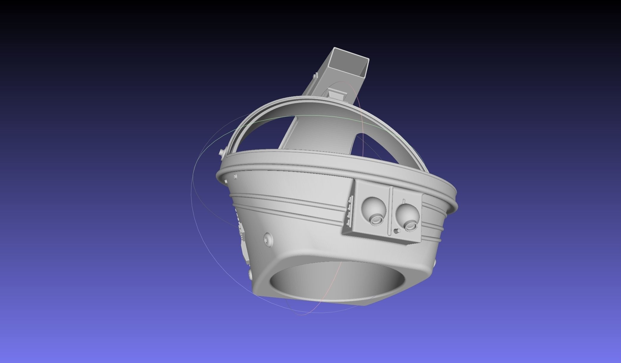 ALIEN Spacesuit Helmet Printable Replica 3D print model_20