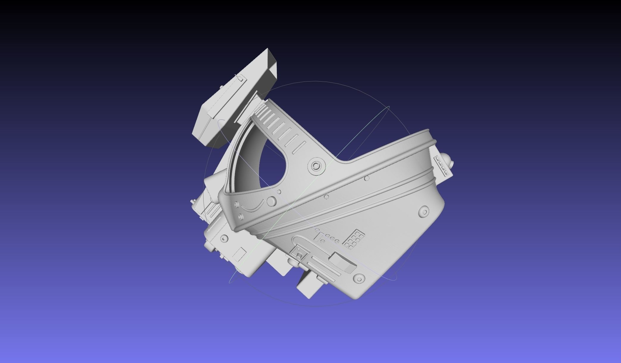 ALIEN Spacesuit Helmet Printable Replica 3D print model_22