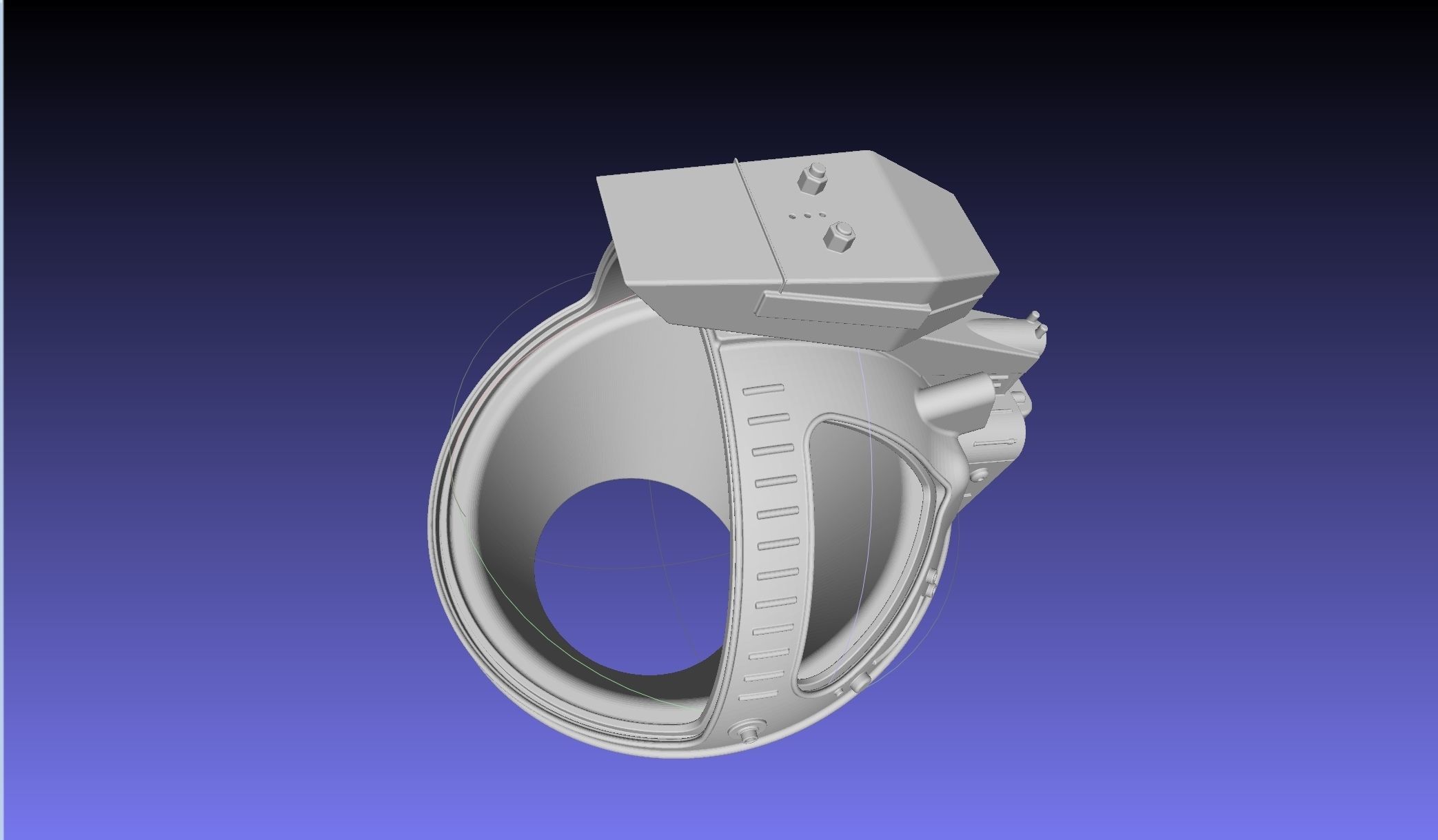 ALIEN Spacesuit Helmet Printable Replica 3D print model_56