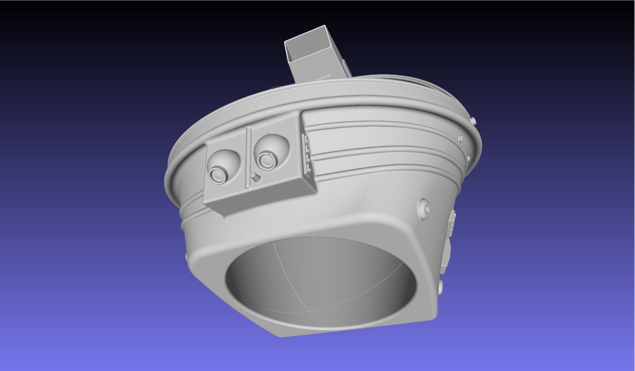 ALIEN Spacesuit Helmet Printable Replica 3D print model_36