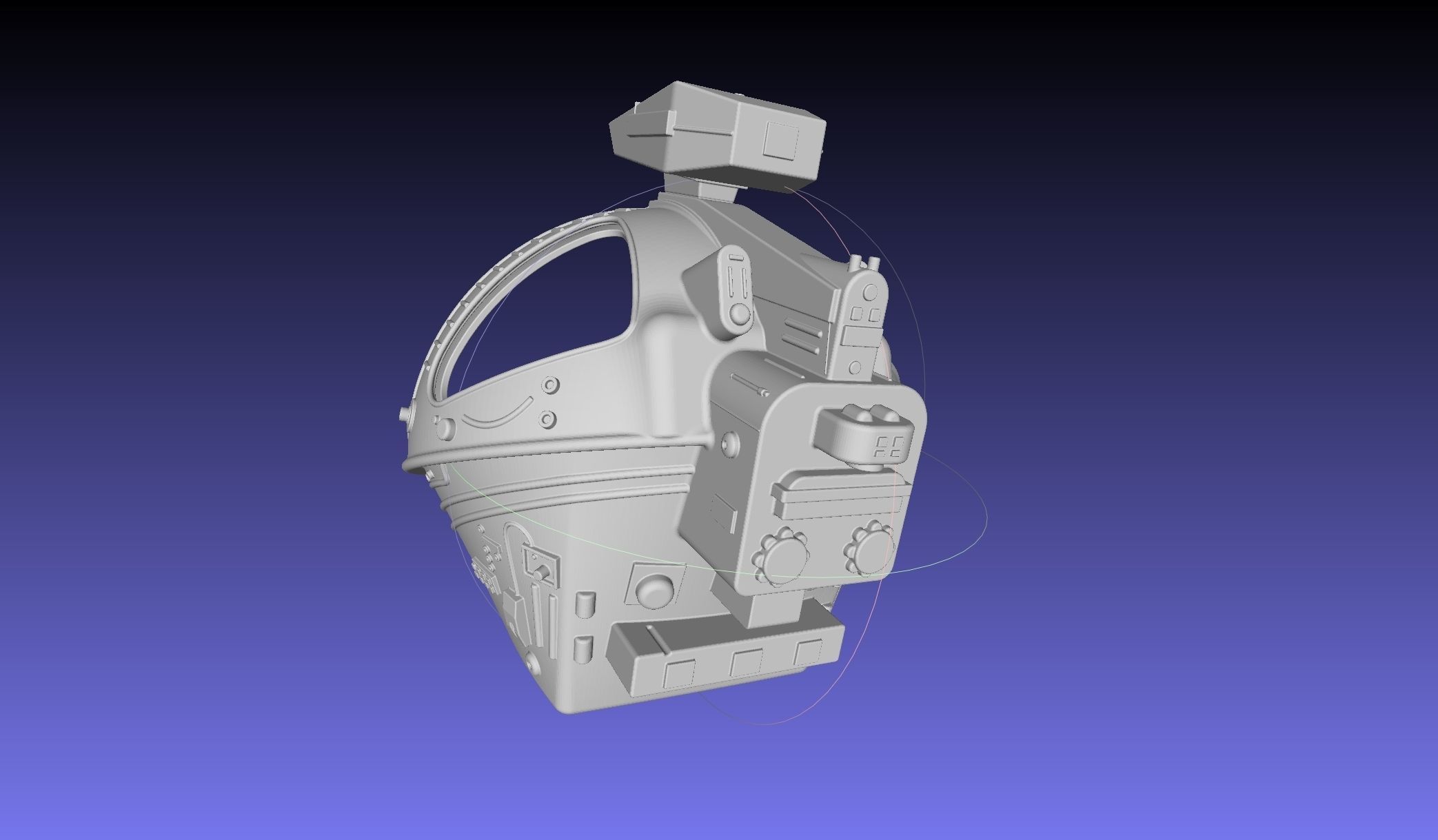 ALIEN Spacesuit Helmet Printable Replica 3D print model_30