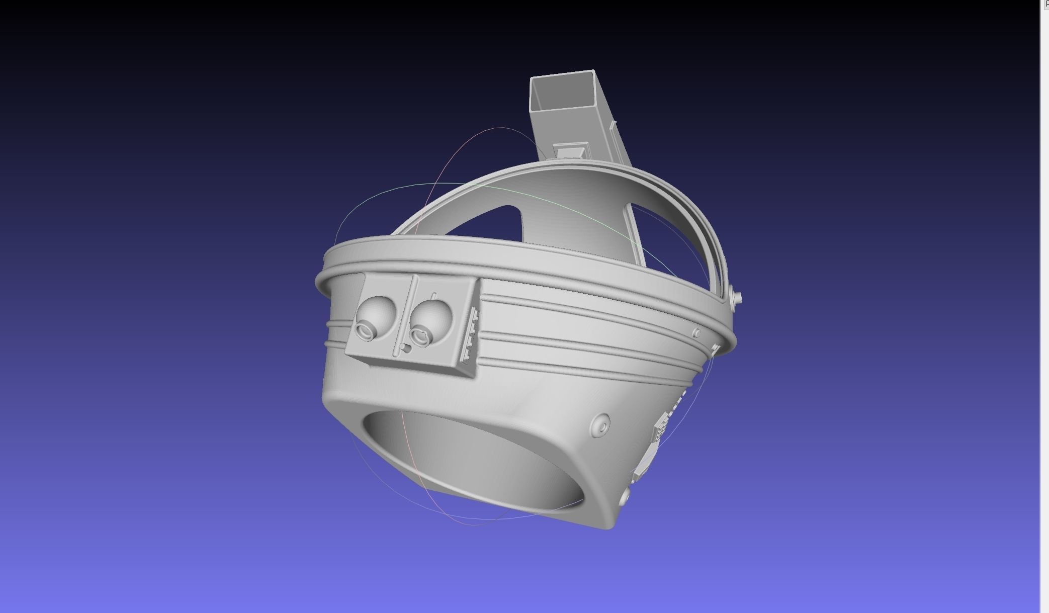 ALIEN Spacesuit Helmet Printable Replica 3D print model_21
