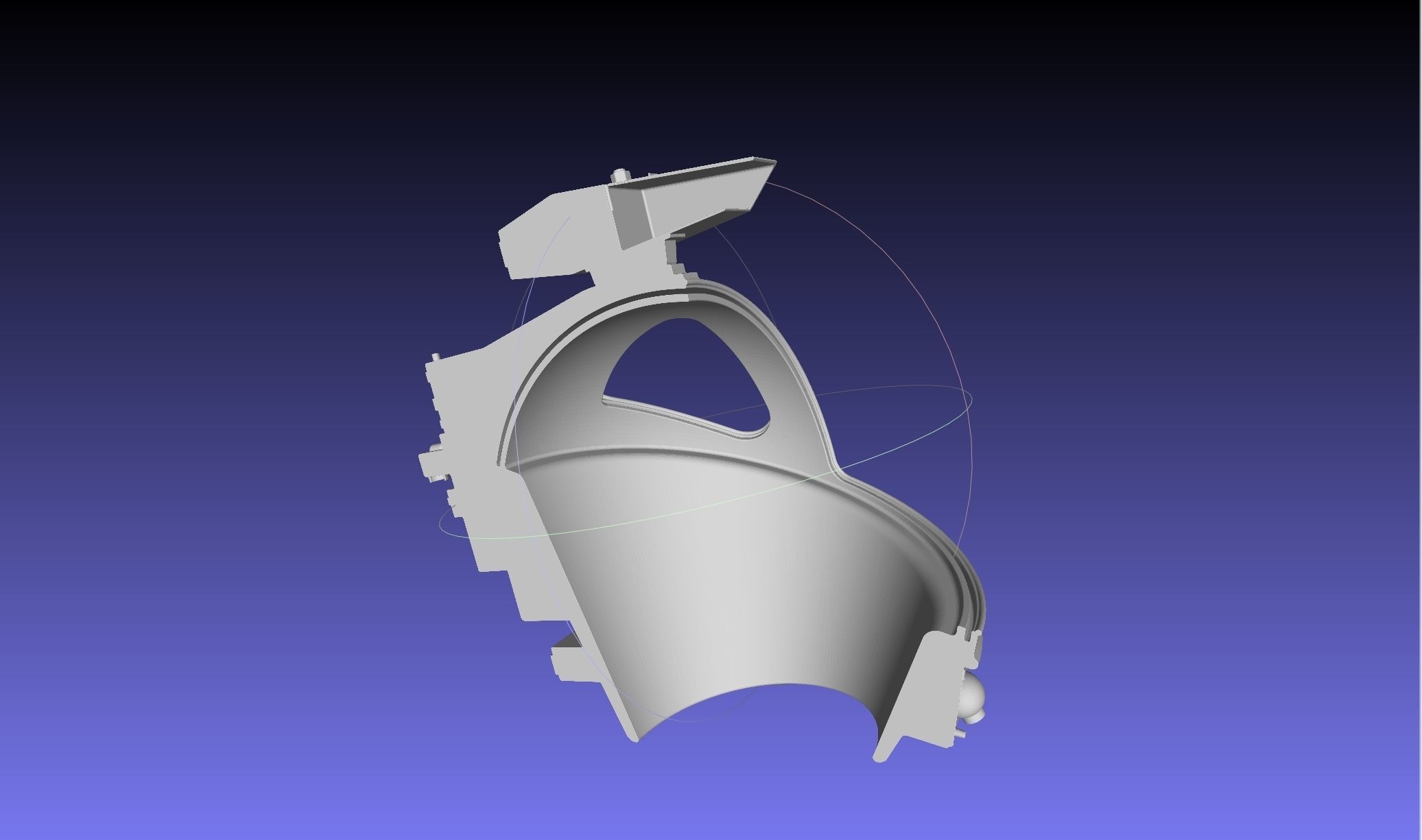 ALIEN Spacesuit Helmet Printable Replica 3D print model_64