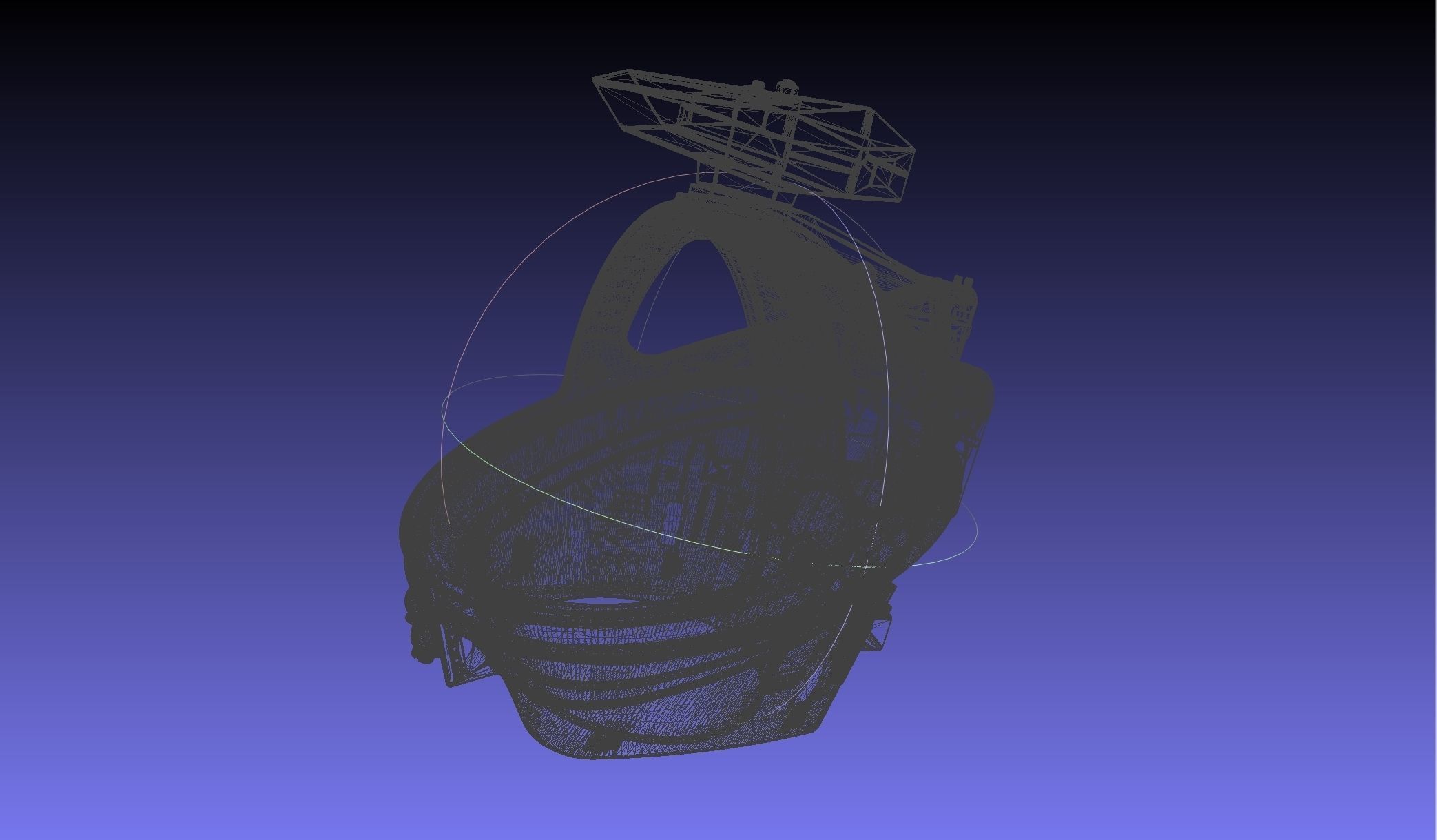 ALIEN Spacesuit Helmet Printable Replica 3D print model_43