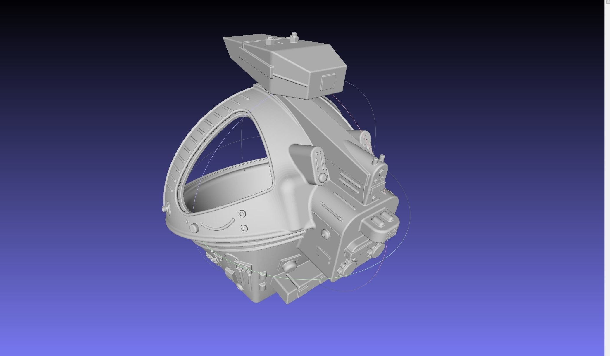 ALIEN Spacesuit Helmet Printable Replica 3D print model_29